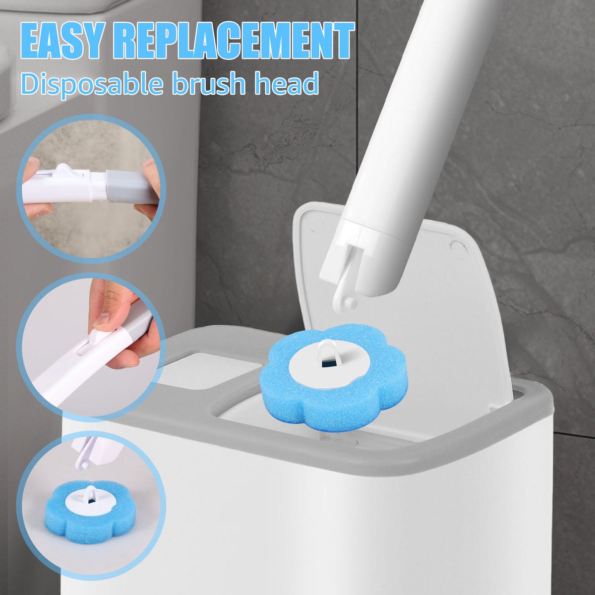 CleanToss™ Toilet Brush