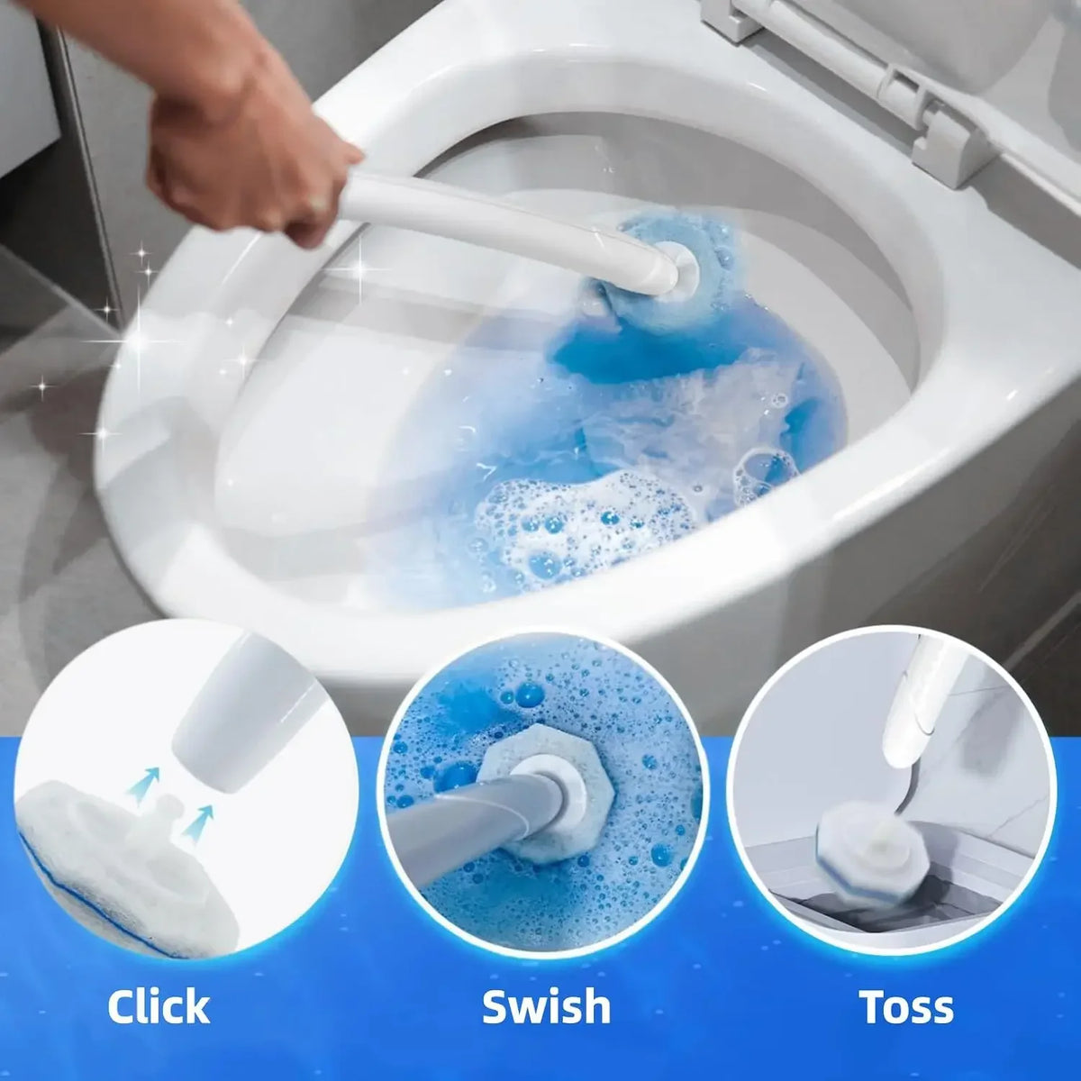 CleanToss™ Toilet Brush
